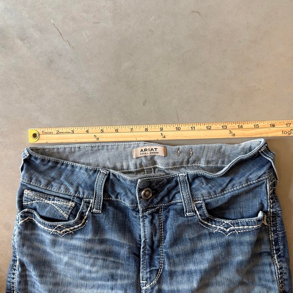 Ariat women's mid rise dark Wash bootcut jeans - Picture 2 of 6